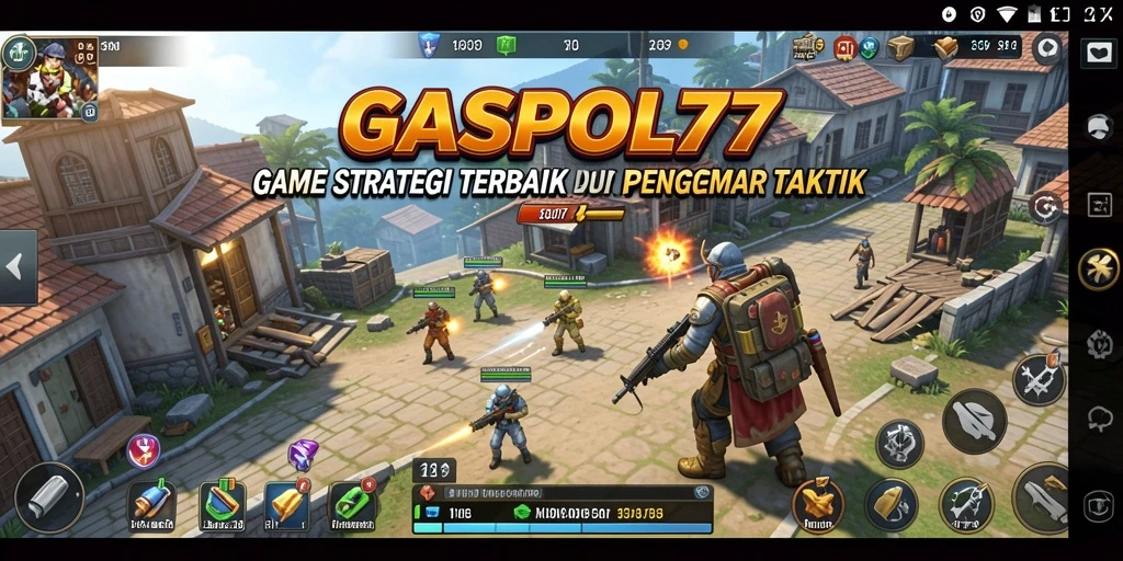 Tampilan gameplay <strong>GASPOL77</strong> yang mendebarkan saat merumuskan taktik.